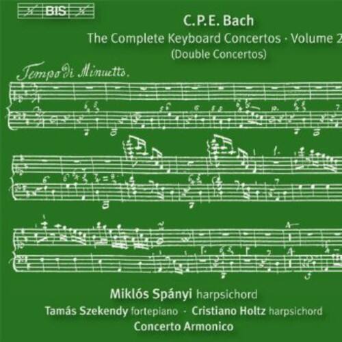 C.P.E. Bach  
The Complete Keyboard Concertos - Volume 2 (Double Concertos)  

Tempo di Minuetto  

Miklós Spányi harpsichord  
Tibor Szekendy fortepiano  
Cristiano Holtz harpsichord  
Concerto Armonico