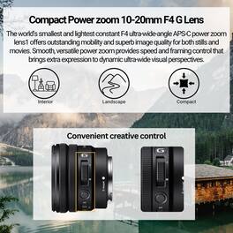 Sony - E 10-20mm f/4 PZ G Lens Bundle
