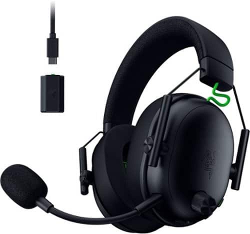 Razer - BlackShark V3 Wireless Over-the-Ear Gaming Headset for Xbox, PC, Mac, Playstation, Nintendo Switch, Smartphone - Black