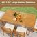 63" X 32" Large Slatted Tabletop
Offer a comfy dining area while making maintenance a breeze