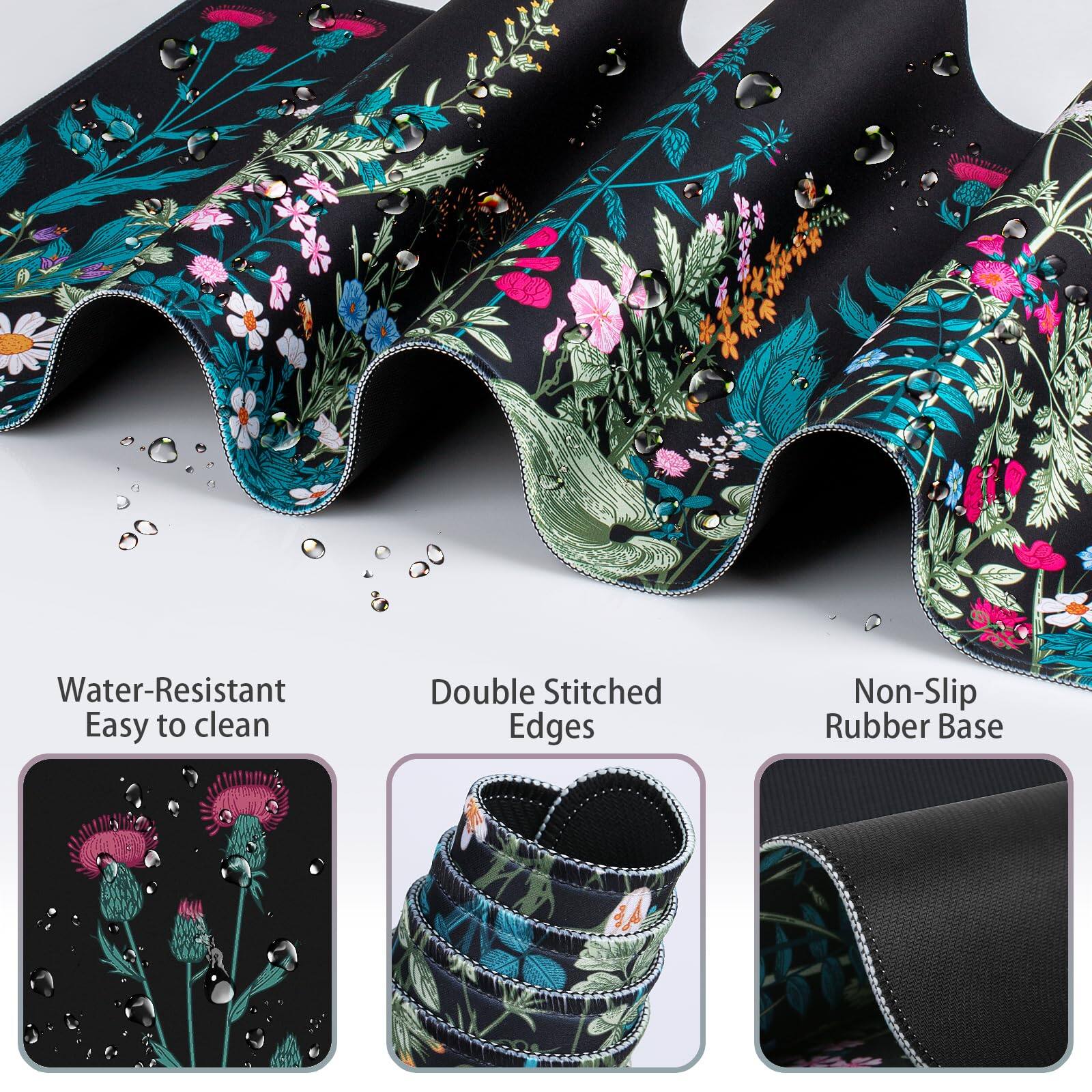 Water-Resistant  
Easy to clean  

Double Stitched Edges  

Non-Slip Rubber Base