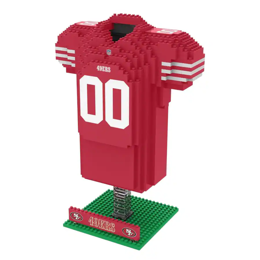 Forever Collectibles San Francisco 49ers NFL BRXLZ Jersey 1043 Piece ...