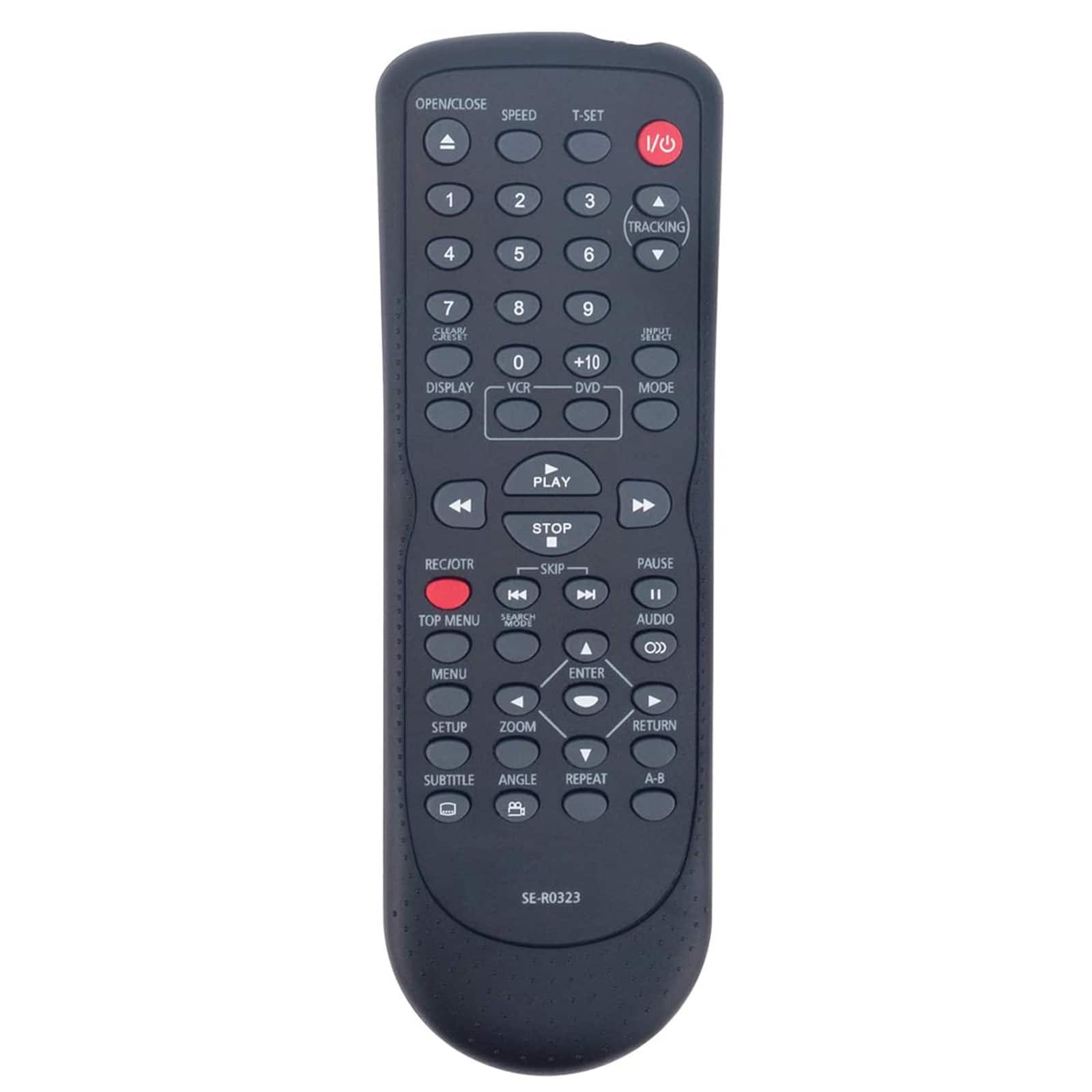 VINABTY - New SE-R0323 Replaced Remote Fits for Toshiba DVD Video VCR Player SD-V296 SD-V296KU SD-V296KC SDV296 SDV296KU SDV296KC - Black