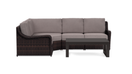 Yardbird® - Waverly Outdoor Small Sectional Set - Shale
