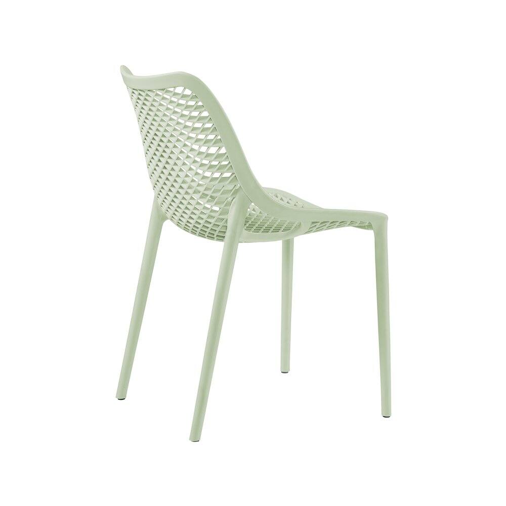Alt View 2. Meridian Furniture - Mykonos Mint Outdoor Patio Dining Chair, Set of 4 - Mint.