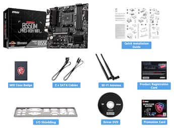 MSI B550M PRO VDH WIFI (Socket AM4) AMD B550 MATX DDR4 Wi Fi 6 MSI B550M PRO VDH WIFI (Socket AM4) AMD B550 MATX DDR4 Wi Fi 6