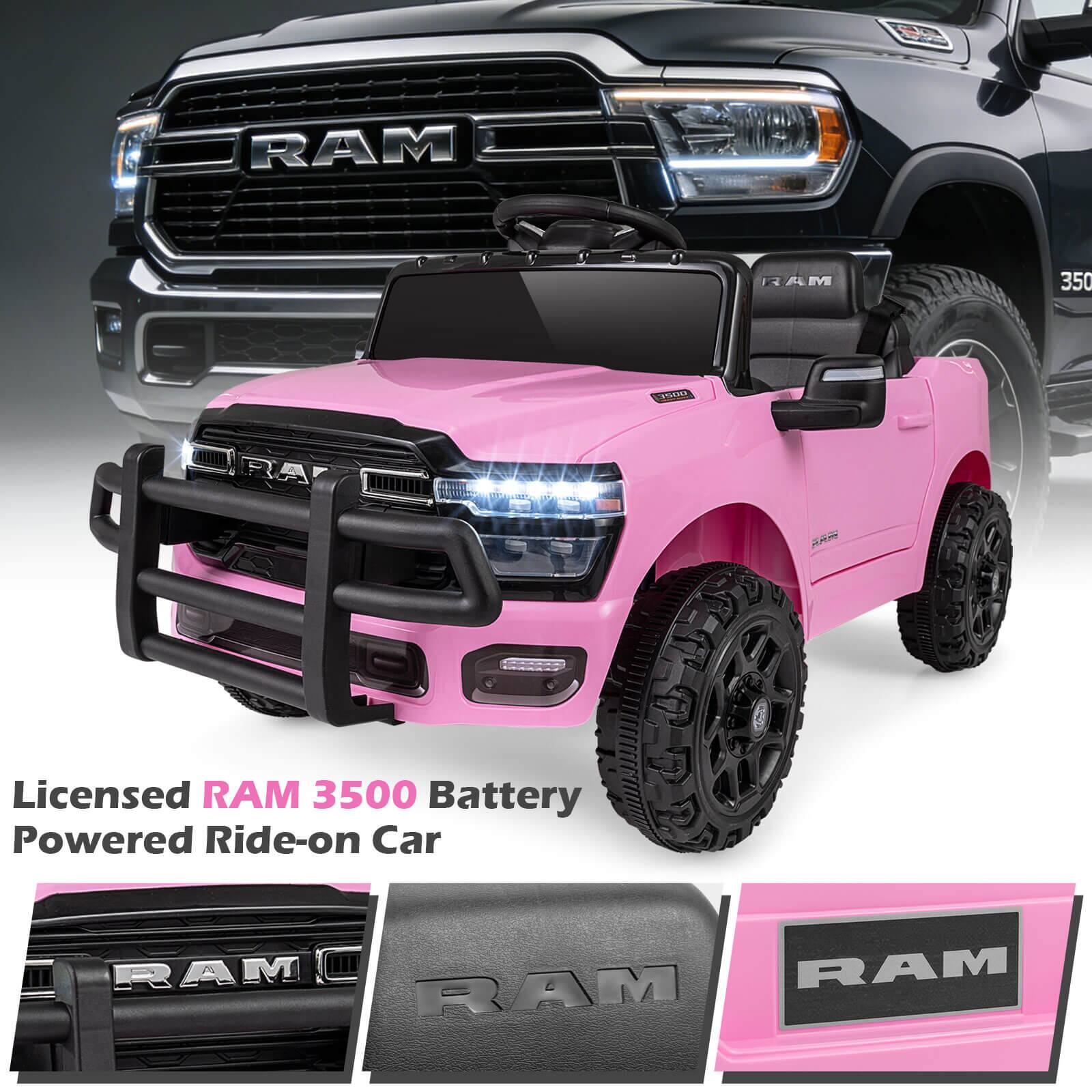 RAM U MAN 3500  
Licensed RAM 3500 Battery Powered Ride-on Car  
RAM RAM RAM