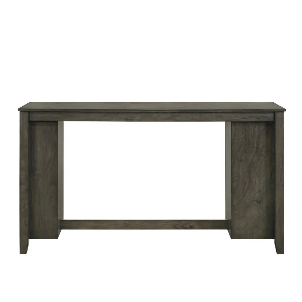 Alt View 4. FurniFact - Bar Table with Stools – Small Kitchen Table for 2 in Solid Wood Finish - Brown.