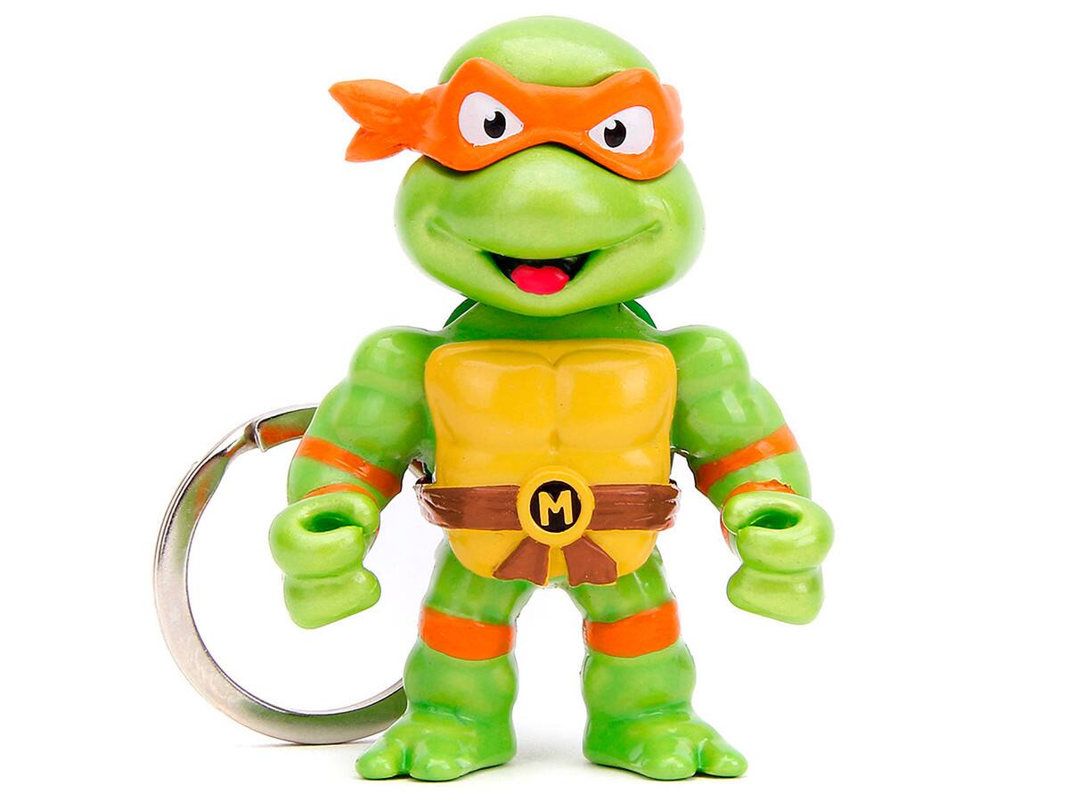Alt View 1. Jada - Set of 4 Diecast Figure Key Chains "Teenage Mutant Ninja Turtles" TV Series "Metalfigs" Series Diecast Models by Jada - Green.