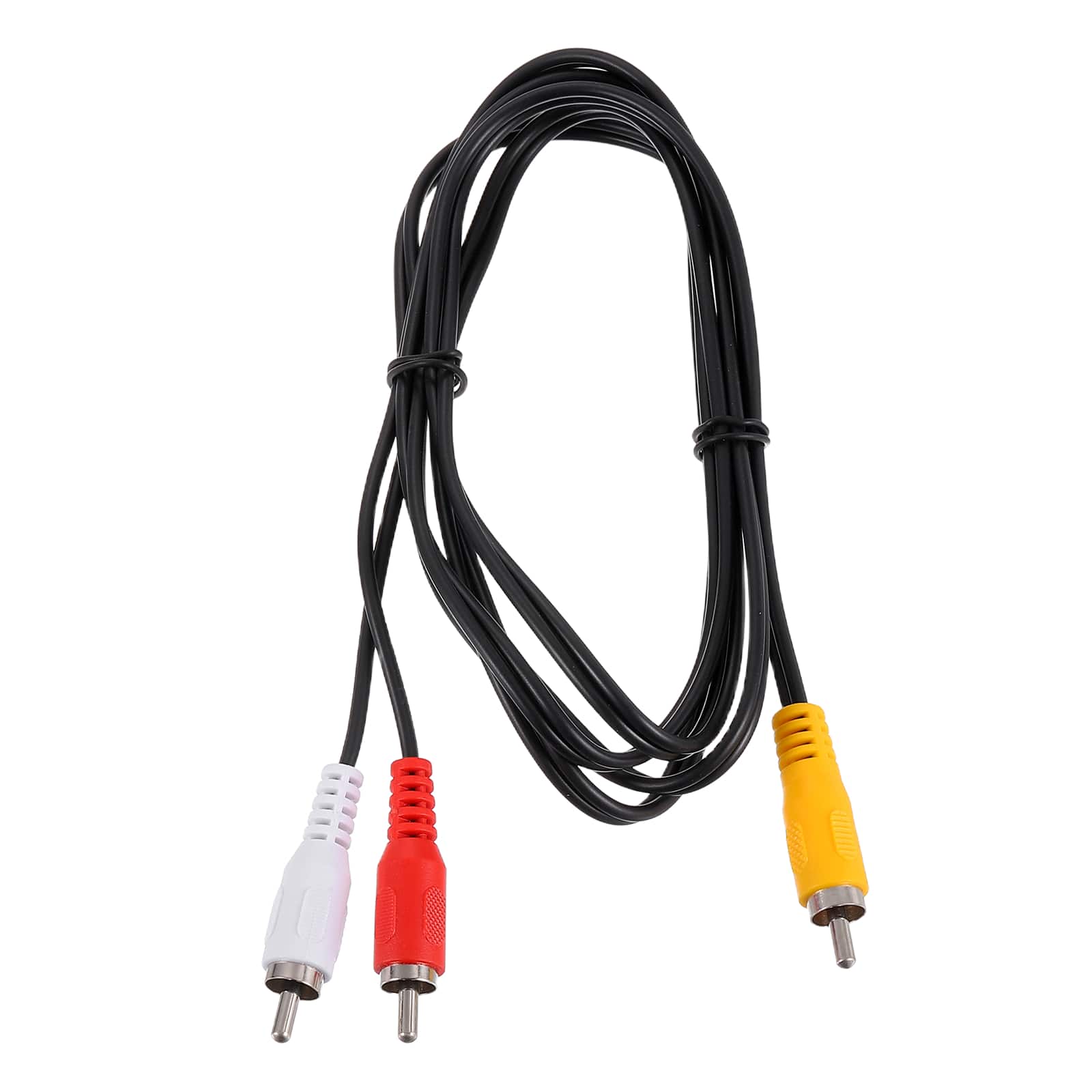 Unique Bargains - RCA Splitter Cable, 1 RCA Male to 2 RCA Male, AV Audio Video for Subwoofer Amplifier - Black