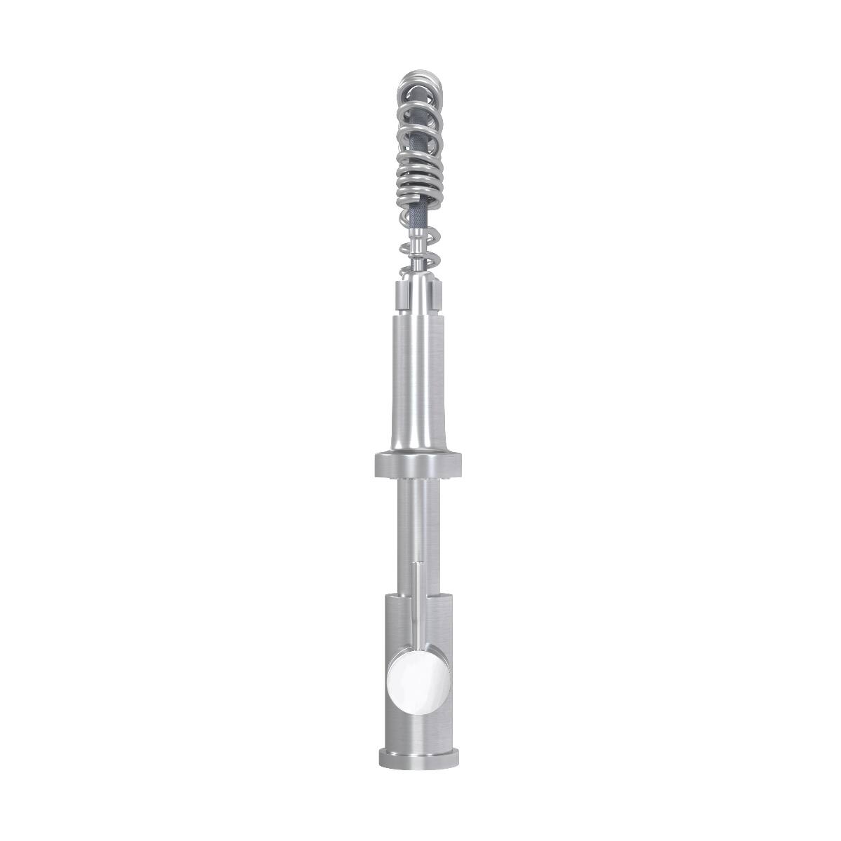 Alt View 4. Ropilly - Ropilly Single Handle Kitchen Faucet, Brushed Nickel Finish, Modern High Arc Spring Design - Brushed Nickel.