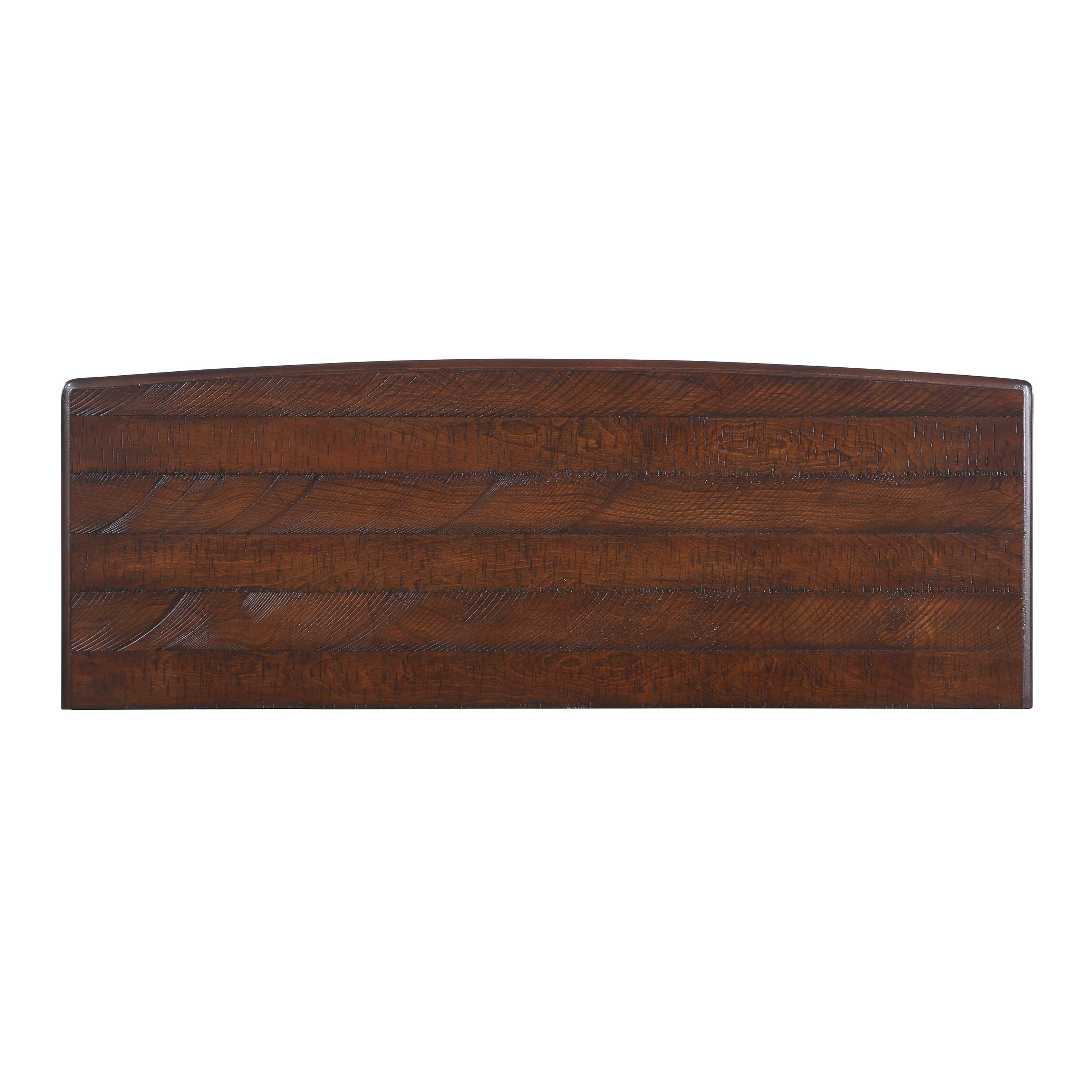 Alt View 8. GOODSILO - Retro Console Table with Adjustable Storage Shelf for Entryway, Living Room, Hallway, and Foyer - Light Espresso.