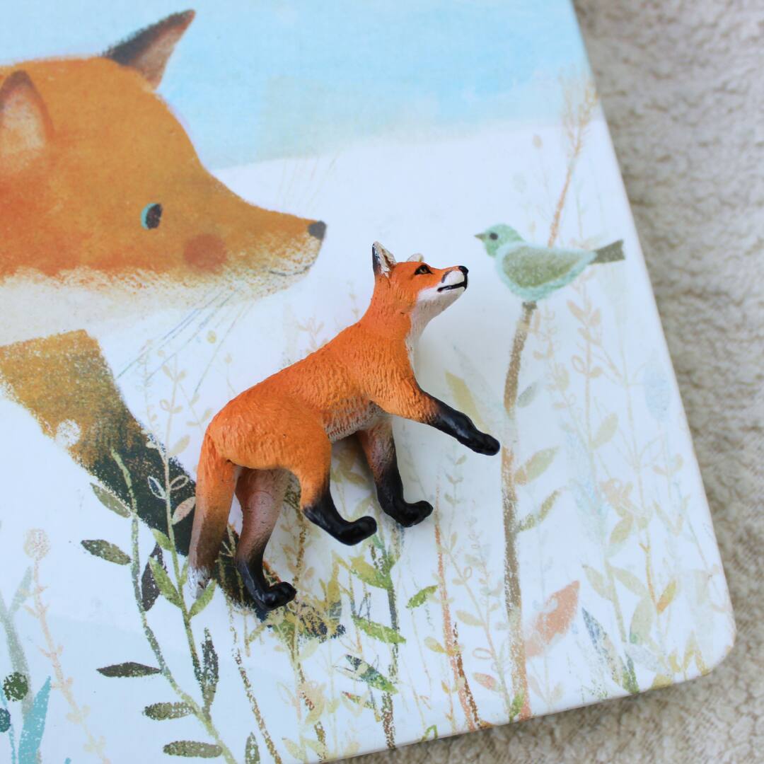 Alt View 2. Safari Ltd. - Red Fox Kit Toy Figurine.
