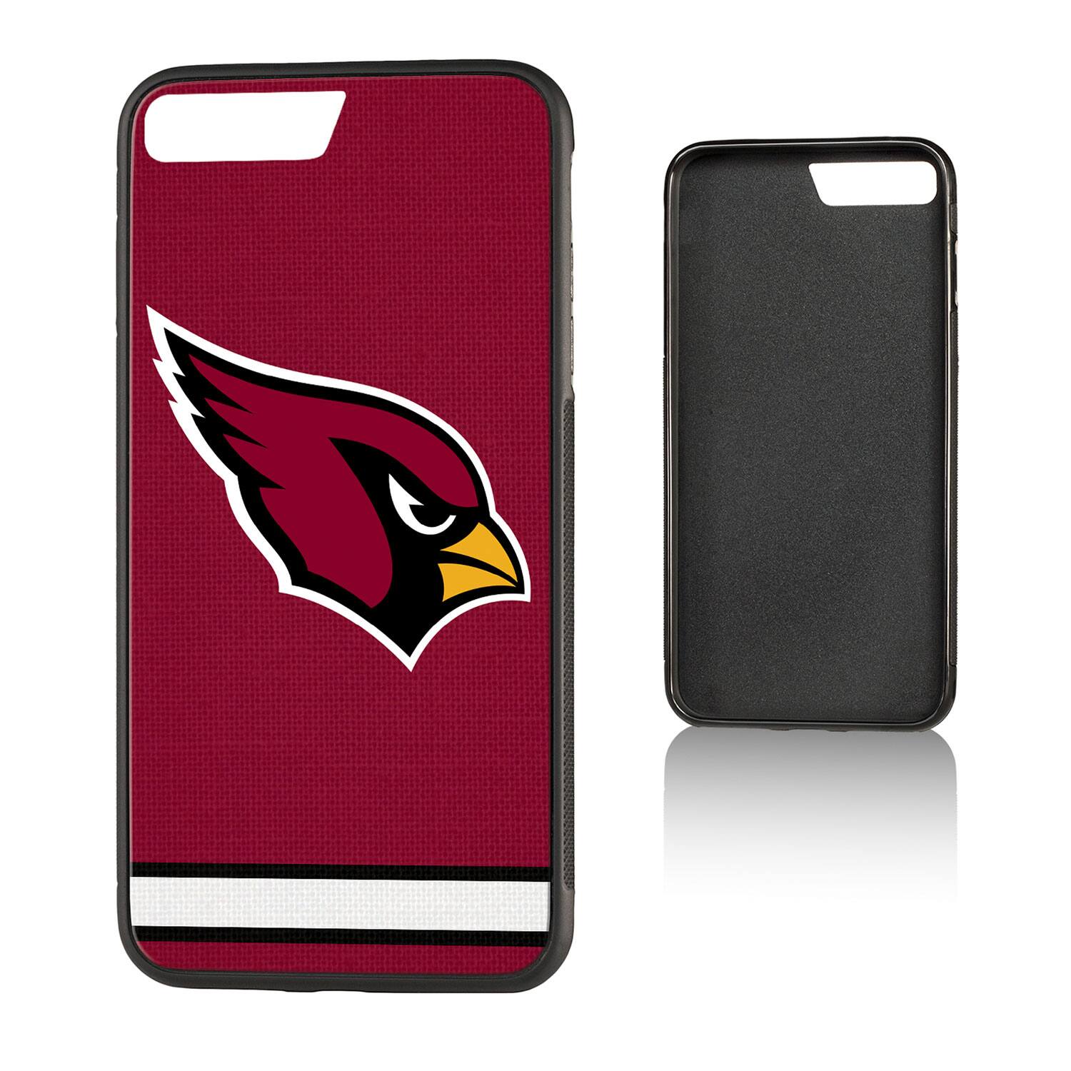 Alt View 3. Keyscaper - Arizona Cardinals iPhone Stripe Design Bump Case - 13 mini - Multicolor.