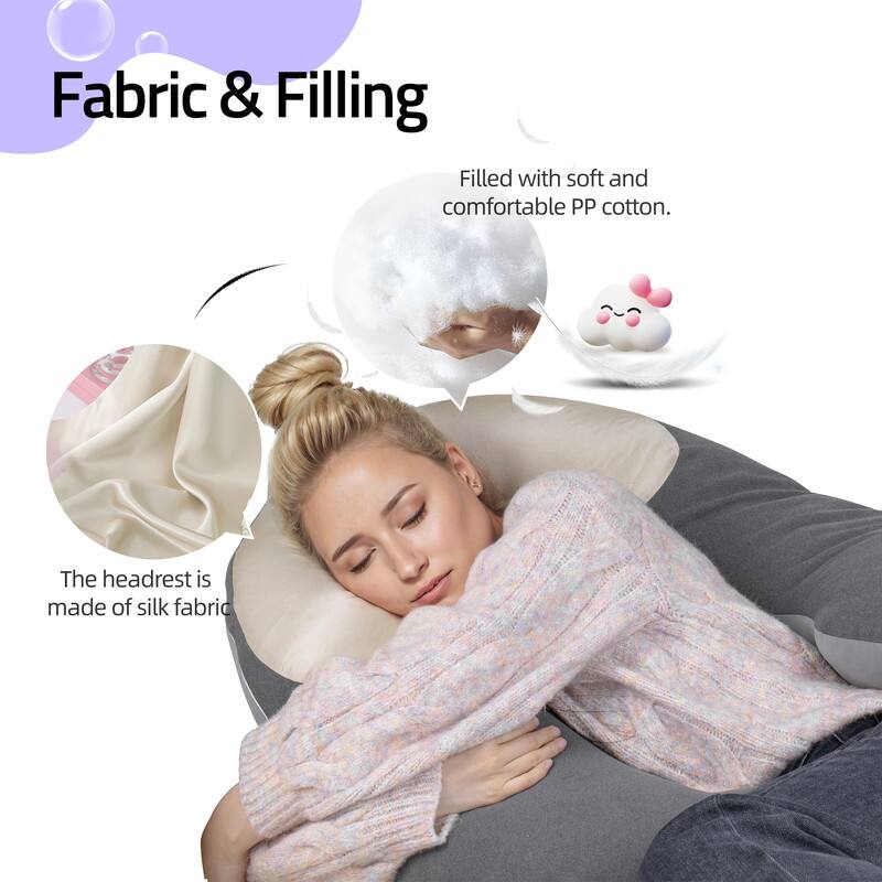 Maternity Body Pillow Hiccapop Pregnancy Pillow Wedge For Belly