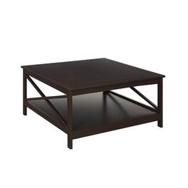 Convenience Concepts - Oxford 36" Square Coffee Table - Espresso