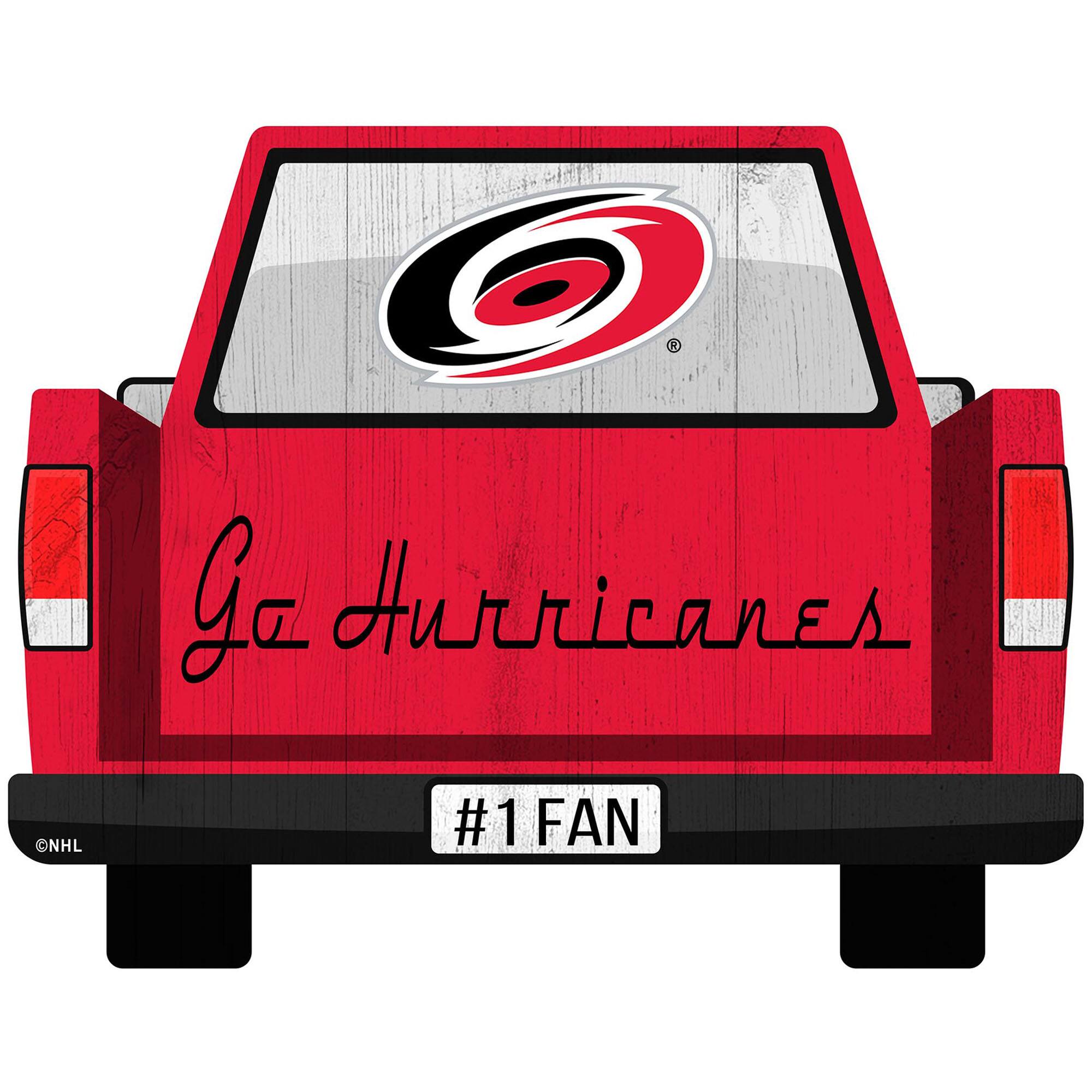 Carolina Hurricanes 12'' x 12'' Truck Back D-cor
