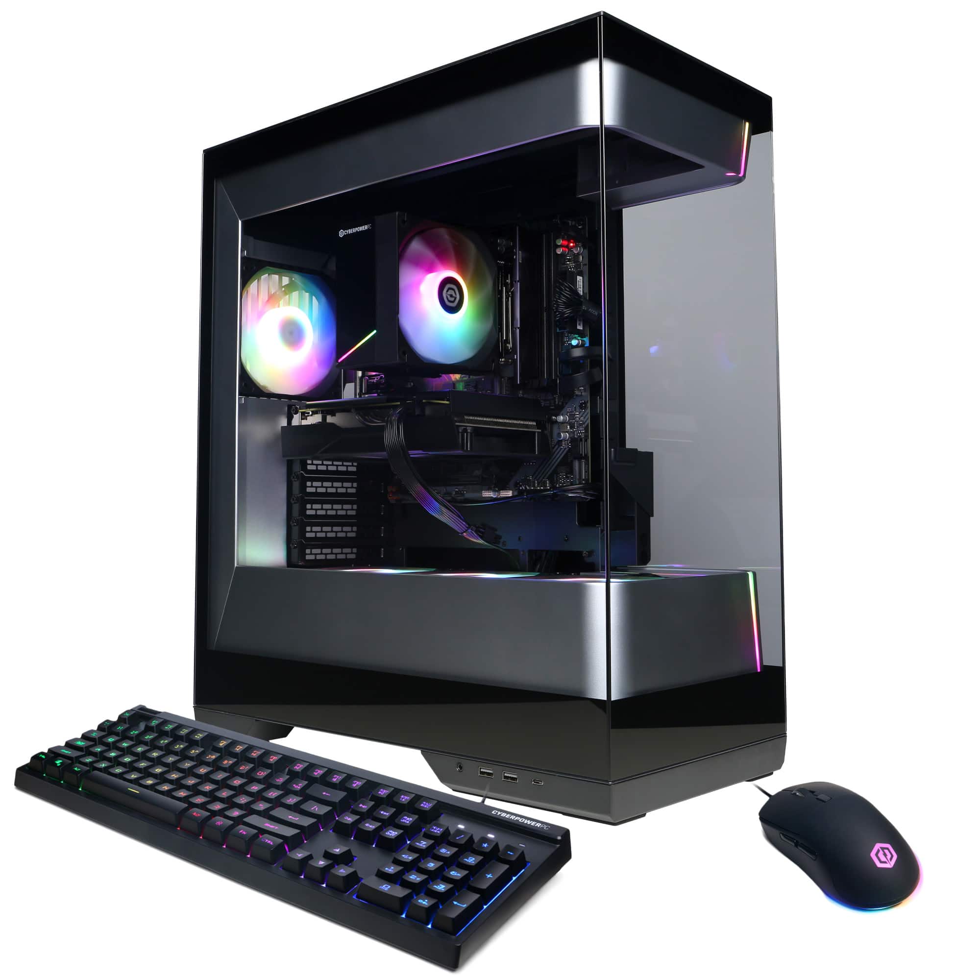 CyberPowerPC - Gaming Desktop - AMD Ryzen 7 8700F 2024 - AMD Radeon RX 9060 8GB - 16GB DDR5 Memory - 1TB SSD Storage - Black price history on PriceWatchPro