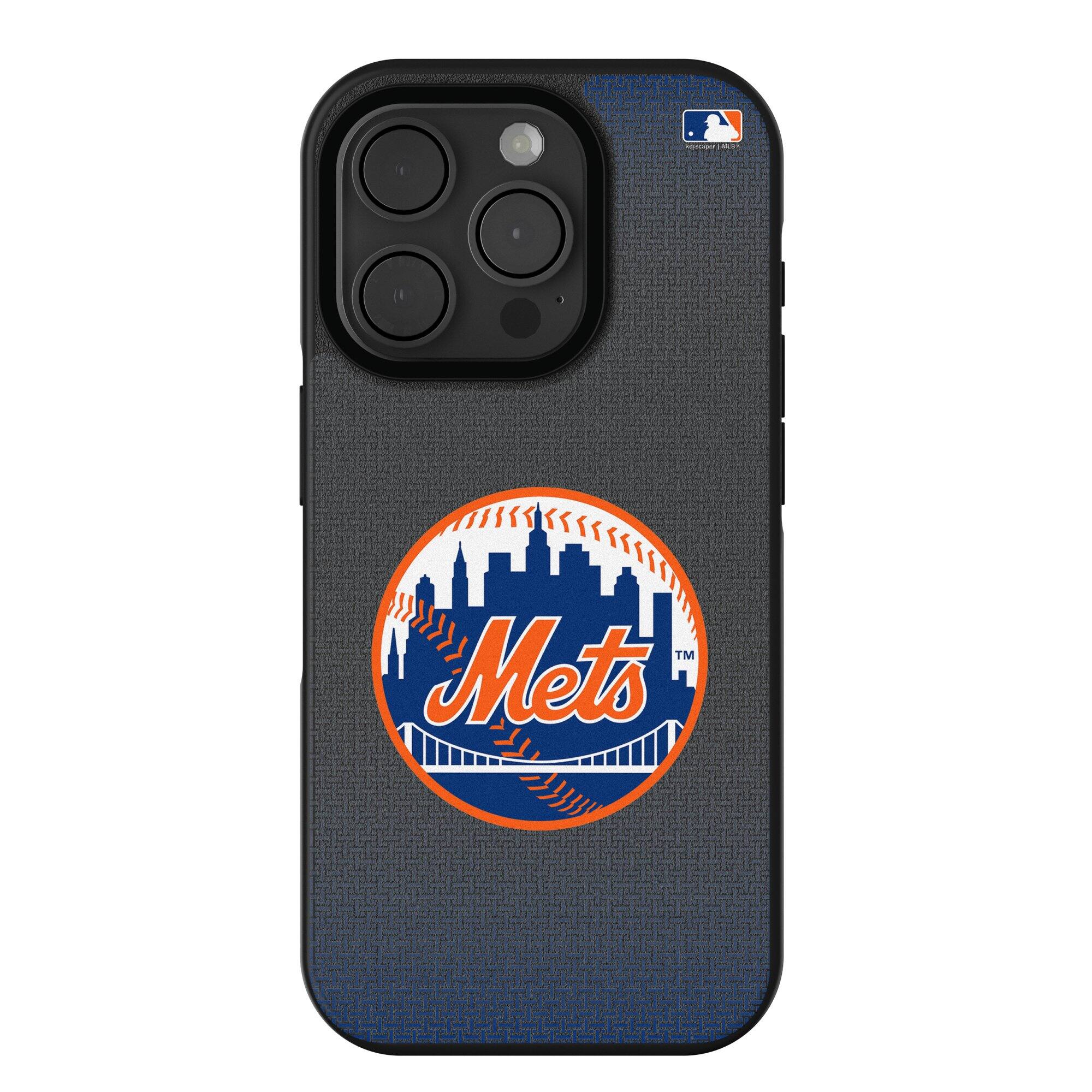 Keyscaper - MLB - New York Mets - Linen Logo iPhone Bump Case - 15 Pro - Black price history on PriceWatchPro
