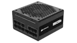 CORSAIR - RM1200e 1200W Fully Modular Low-Noise ATX Power Supply, Native 12V-2x6, PinProtect OCP, Enhanced Cooling - Black