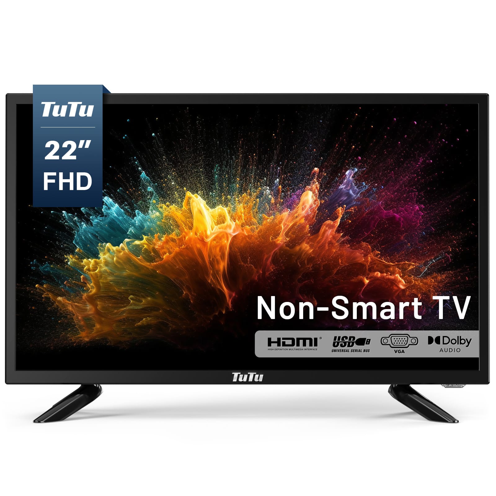 TuTu - 22" 1080p FHD LED Non-Smart TV