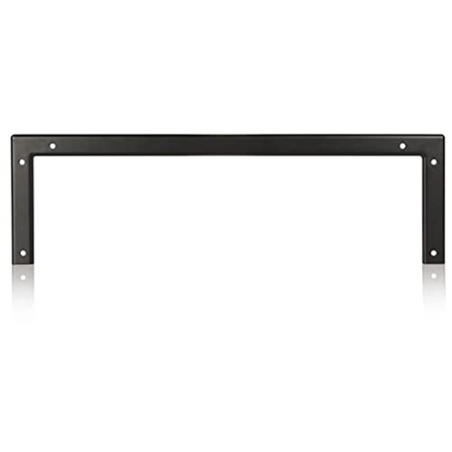 Alt View 3. StarTech.com - 4U Wall Mount Patch Panel Bracket 19in Steel Vertical/Horizontal Mounting Rack TAA RK419WALLV - Black.