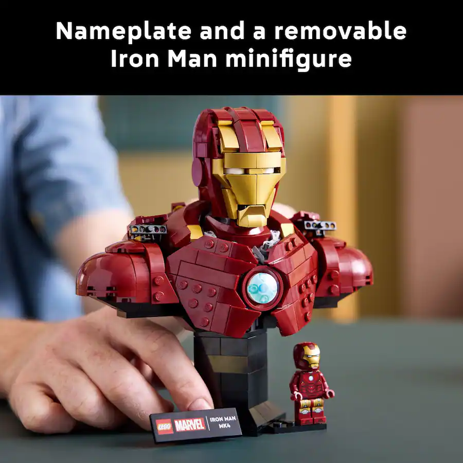 Lego Instructions Life Size Lego Iron Man Helmet Super Hero MOC