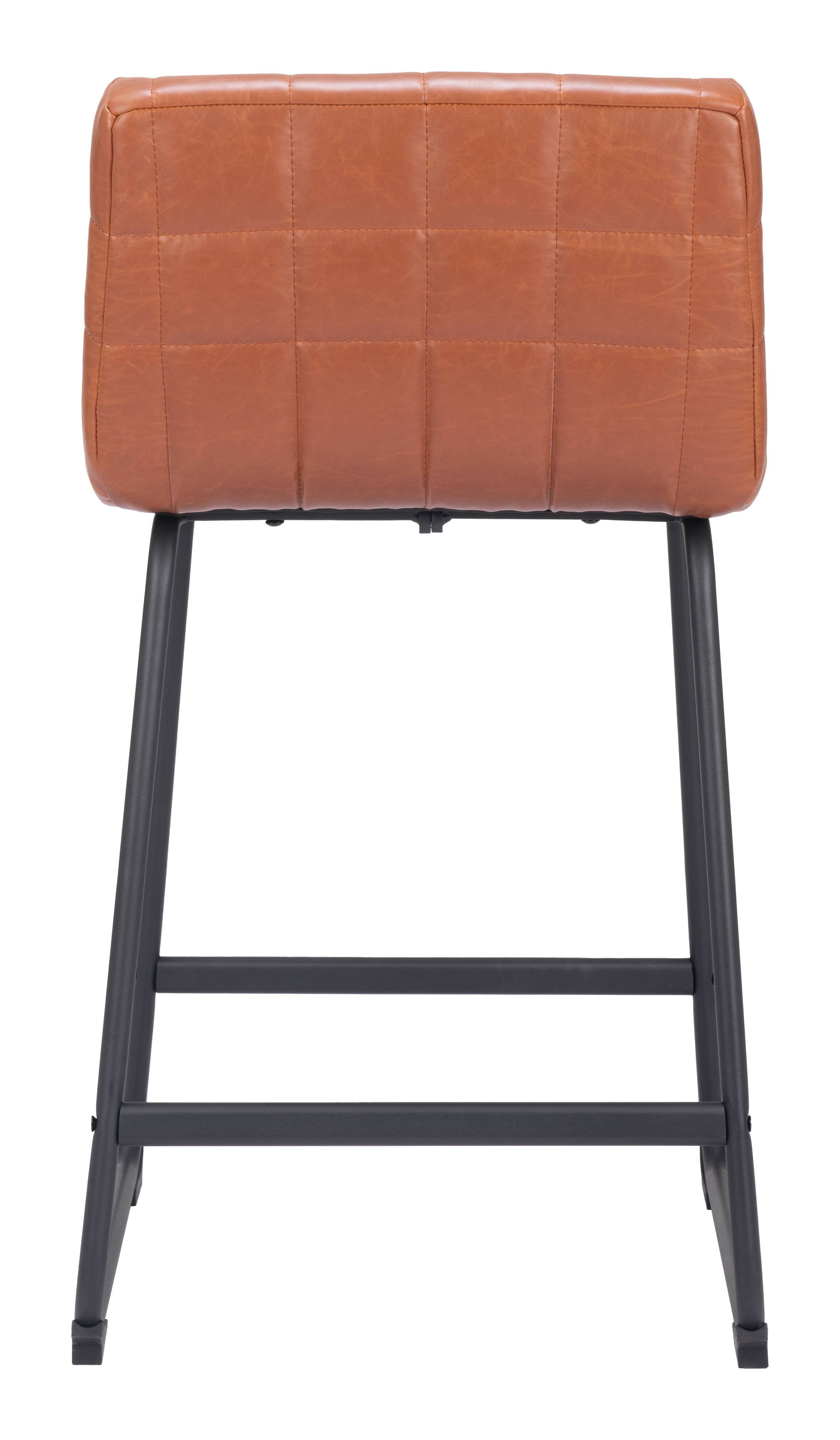 Alt View 2. Hivvago - Pago Counter Stool (Set of 2) Brown - Brown.