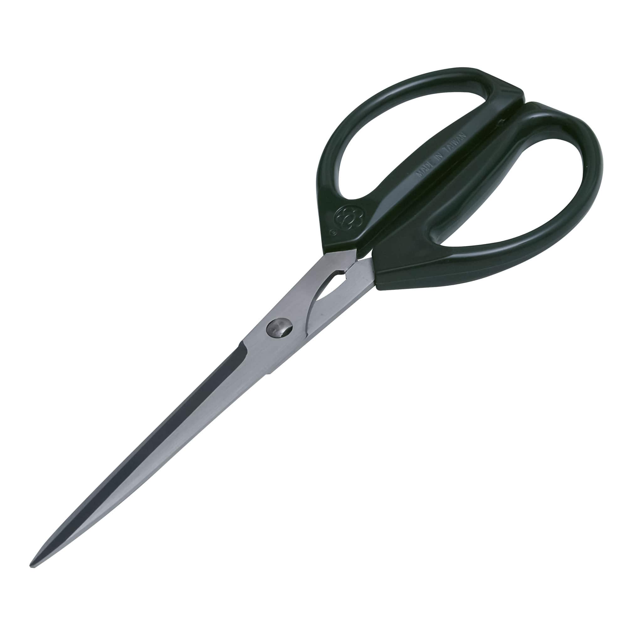 Escali - Joyce Chen Deluxe Unlimited Kitchen Scissors, 8" w/ Handles - Dark Olive