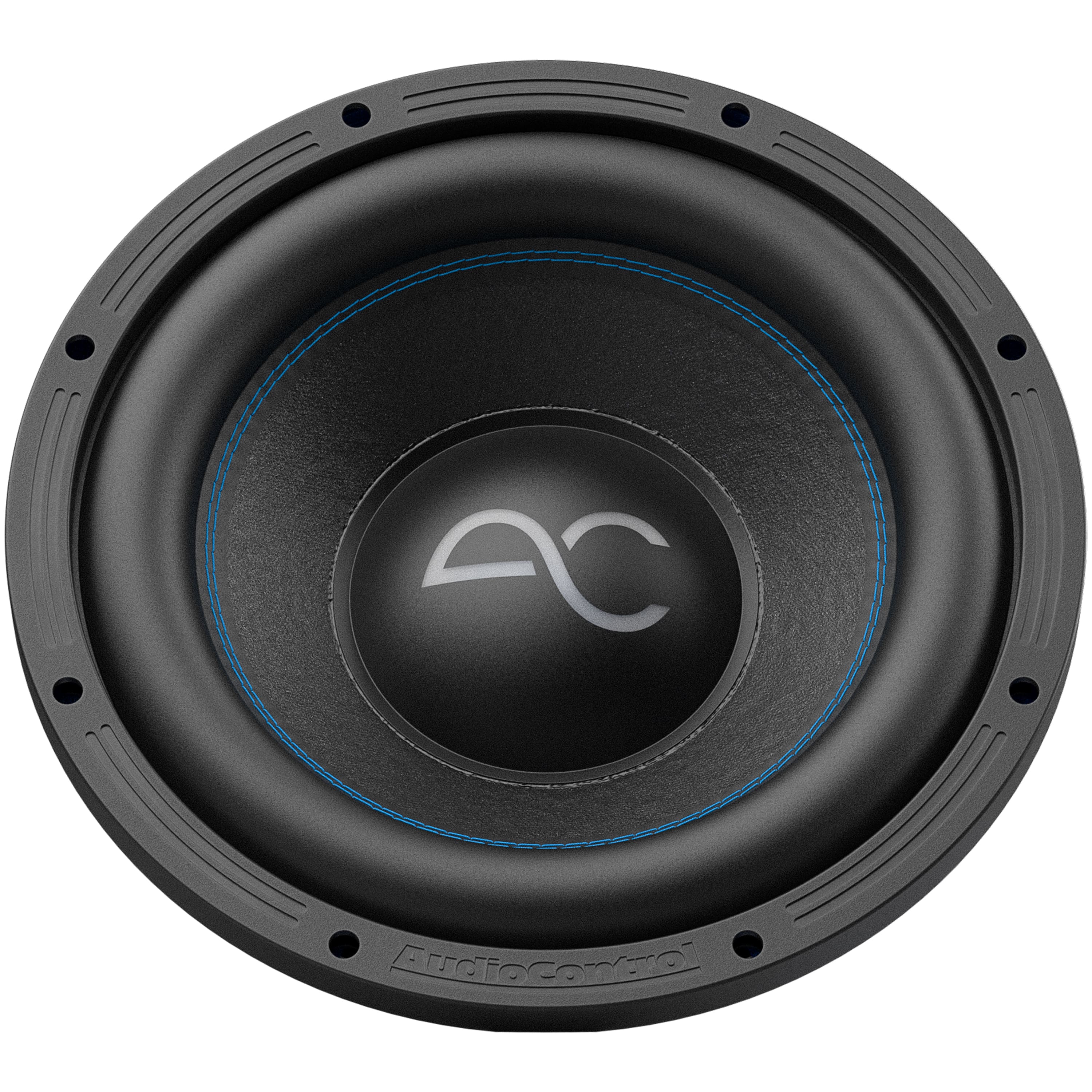 Front. AudioControl - Spike Series 12” Single-Voice-Coil 4-Ohm High-Performance Subwoofer - Black/Blue.