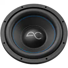 Front. AudioControl - Spike Series 12” Single-Voice-Coil 2-Ohm High-Performance Subwoofer - Black/Blue.