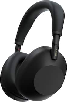 Front. Sony - WH-1000XM6- Best Wireless Noise Cancelling Headphones - Black.