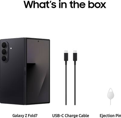 Samsung Galaxy Z Fold7 256GB (Unlocked) Jet Black SM