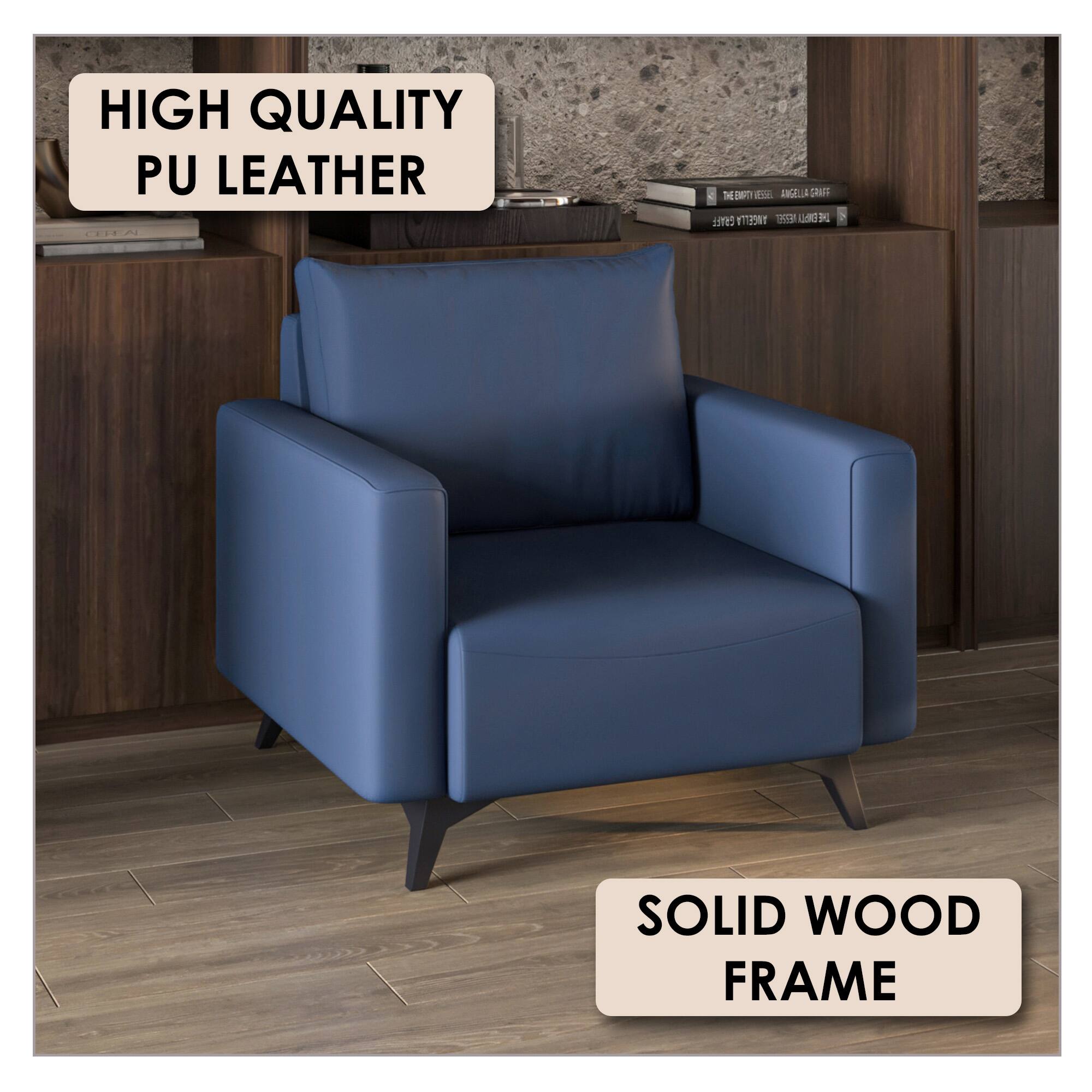 HIGH QUALITY PU LEATHER  
SOLID WOOD FRAME