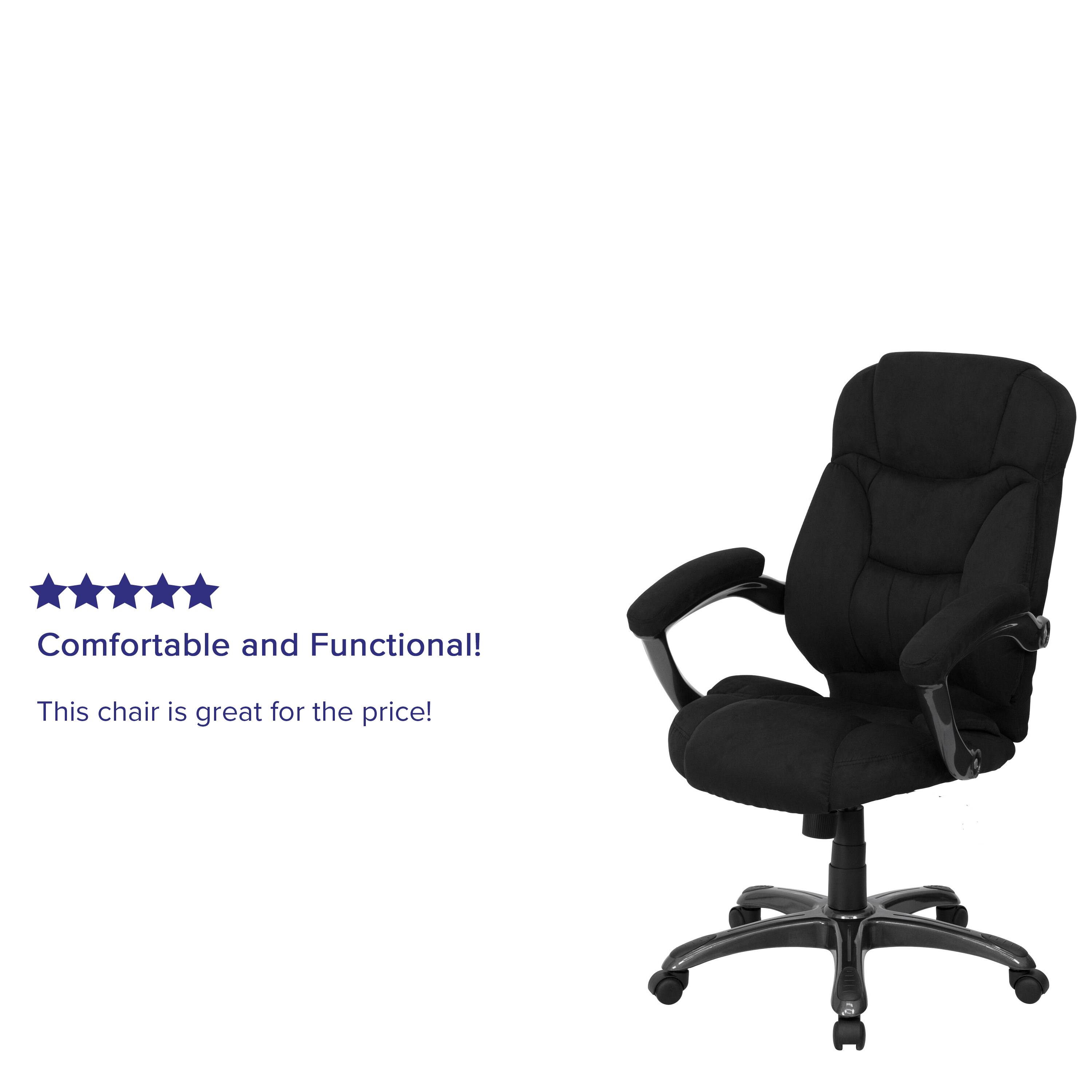 Comfortable and Functional!  
This chair is great for the price!