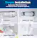 Simple Installation
Swap your filter in seconds, no tools or water shutoff required.
- Left Door
- Upper Left Wall
- Upper Right Wall
- Upper Right Wall
