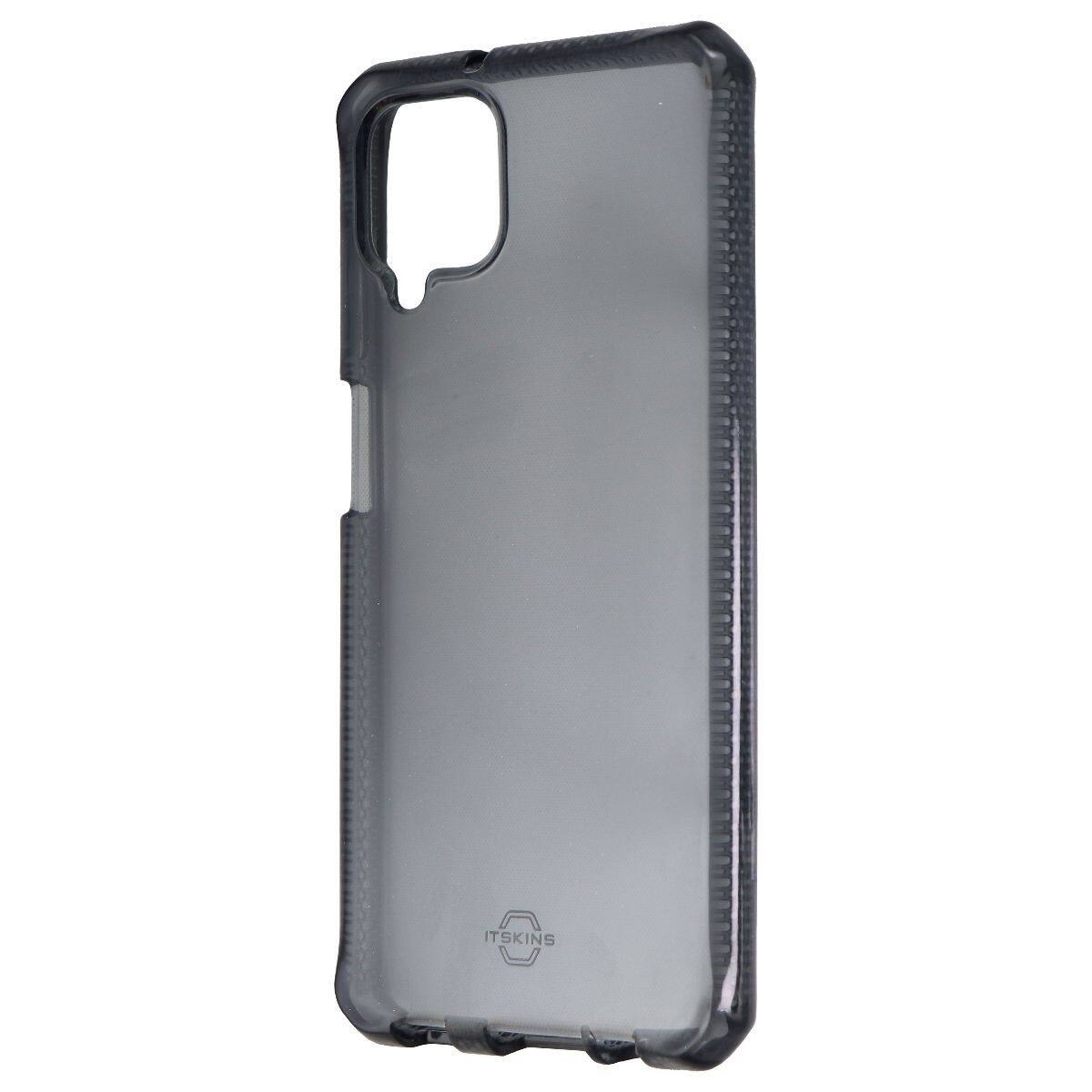 Front. Itskins - ITSKINS Spectrum // Clear Series Case for Samsung A12 4G/5G - Smoke - Black.