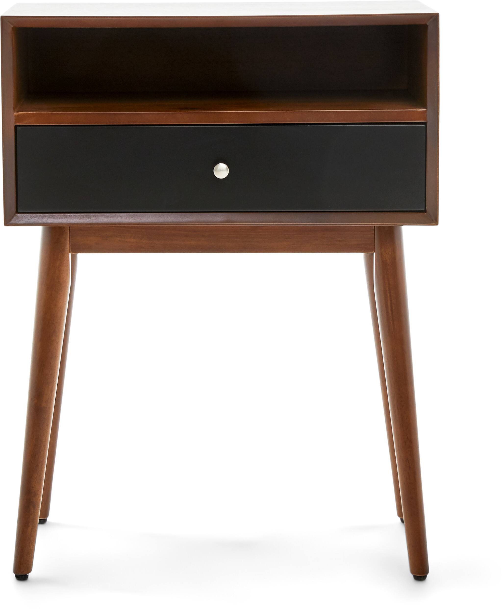Alt View 15. Adore Decor - Rivet Mid-Century Modern Wood Media TV Console Table - Walnut Brown.