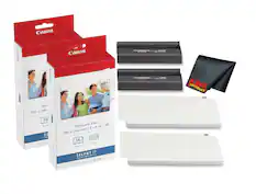 Canon Paper aon Canon A CoeCe cESCES Lone CtrcR Lates Lan ELECTRONICS Po: 100 x 148 36 Sheet SE E COM Color Ink Size Postcard in / 4R 4 x 6 mm / 100 x 148 36 + Ink Sheets CP SELPHY PHOTO PRINTER COMPACT Set KP-36IP Ink Paper Color