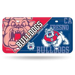 Rico Industries - Fresno State Bulldogs 12x6 Metal License Plate Auto Tag - Multi