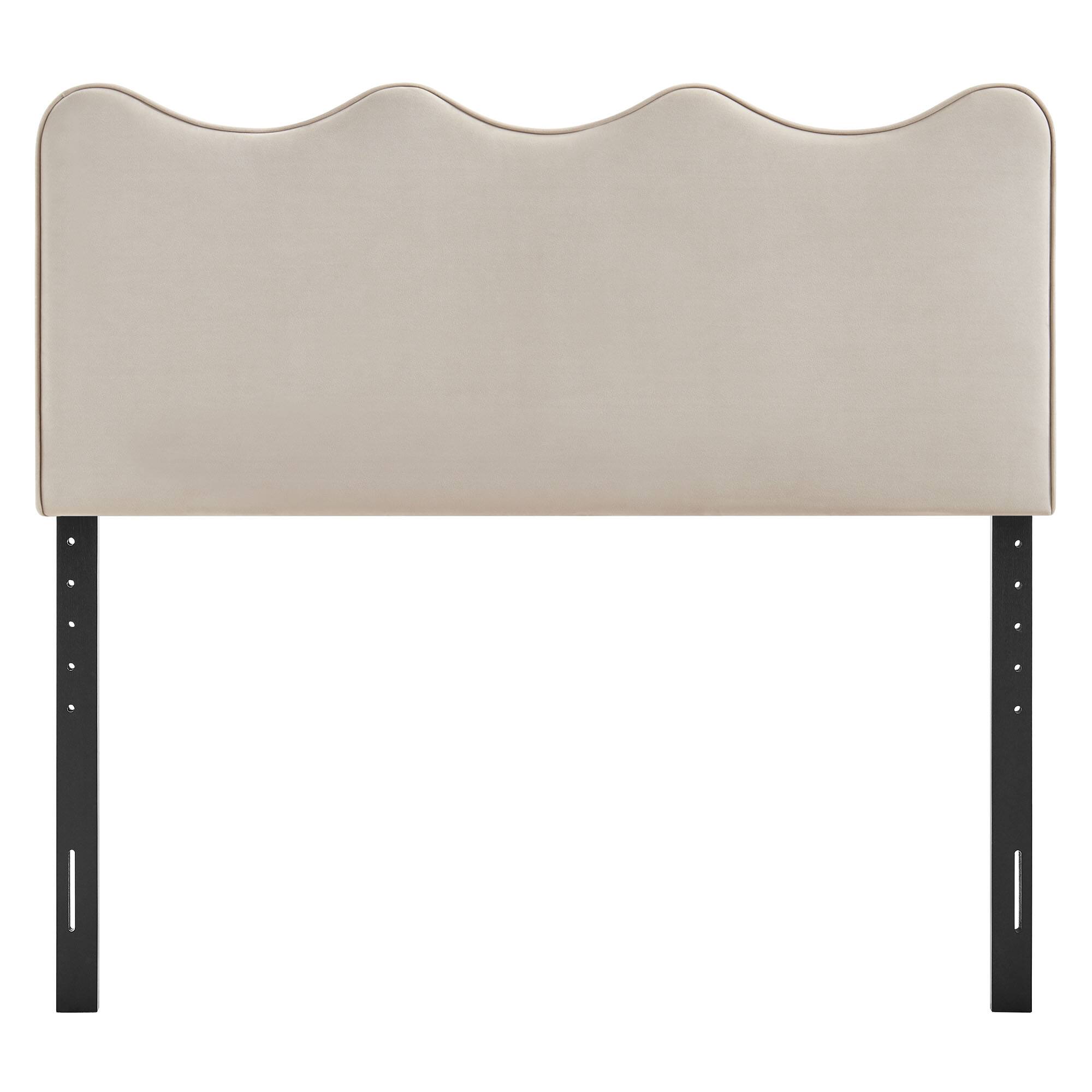 Alt View 2. Modway - Athena Upholstered Headboard by Modway - Almond.