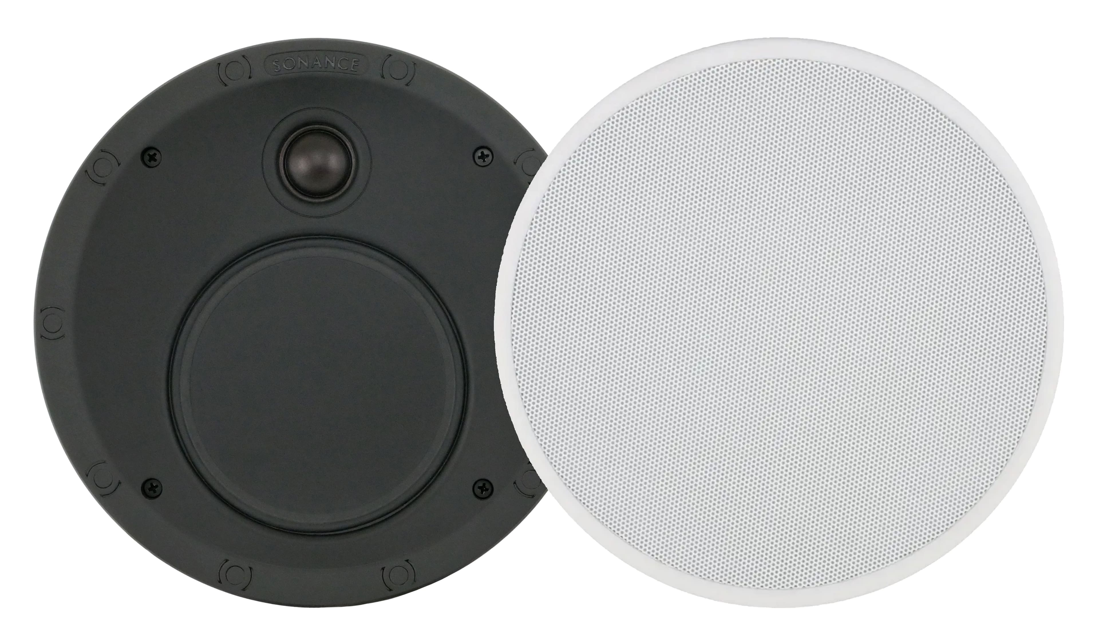 Sonance - VP52R UTL - Visual Performance 5-1/4" Ultra Thin-Line 2-Way In Ceiling Speakers (Pair) - White - Front_Zoom