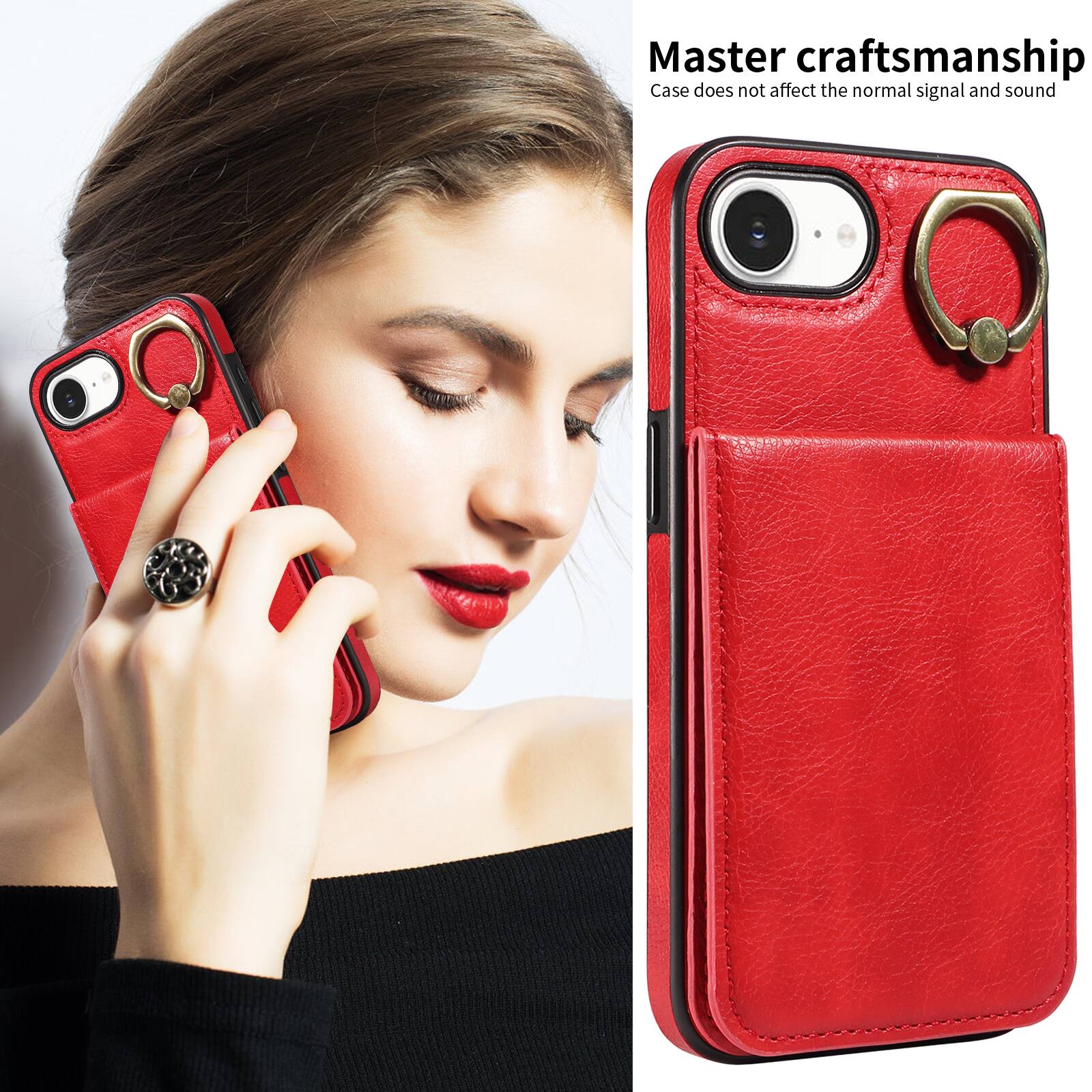 Master craftsmanship  
Case does not affect the normal signal and sound
