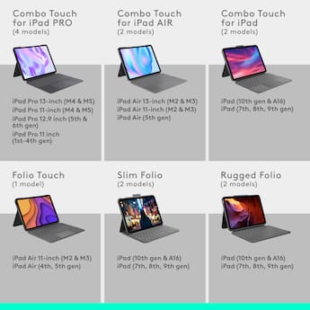 Logitech Combo Touch for iPad Pro 13 inch (Latest Model)(M4 & M5 Logitech Combo Touch for iPad Pro 13 inch (Latest Model)(M4 & M5