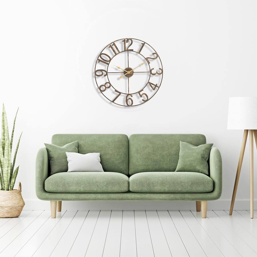 Sorbus Large Wall Clock for Living Room Decor, 24 inch Big Wall Clock ...