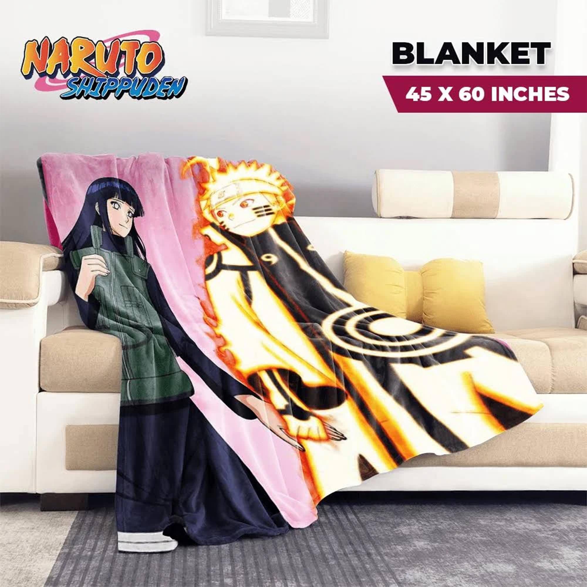NARUTO SHIPPUDEN BLANKET 45 X 60 INCHES