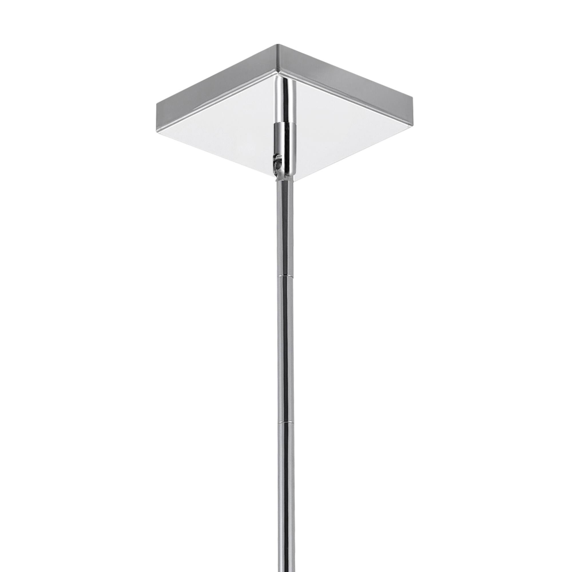Alt View 1. CWI Lighting - Cube 3 Light Chandelier With Chrome Finish - Chrome.