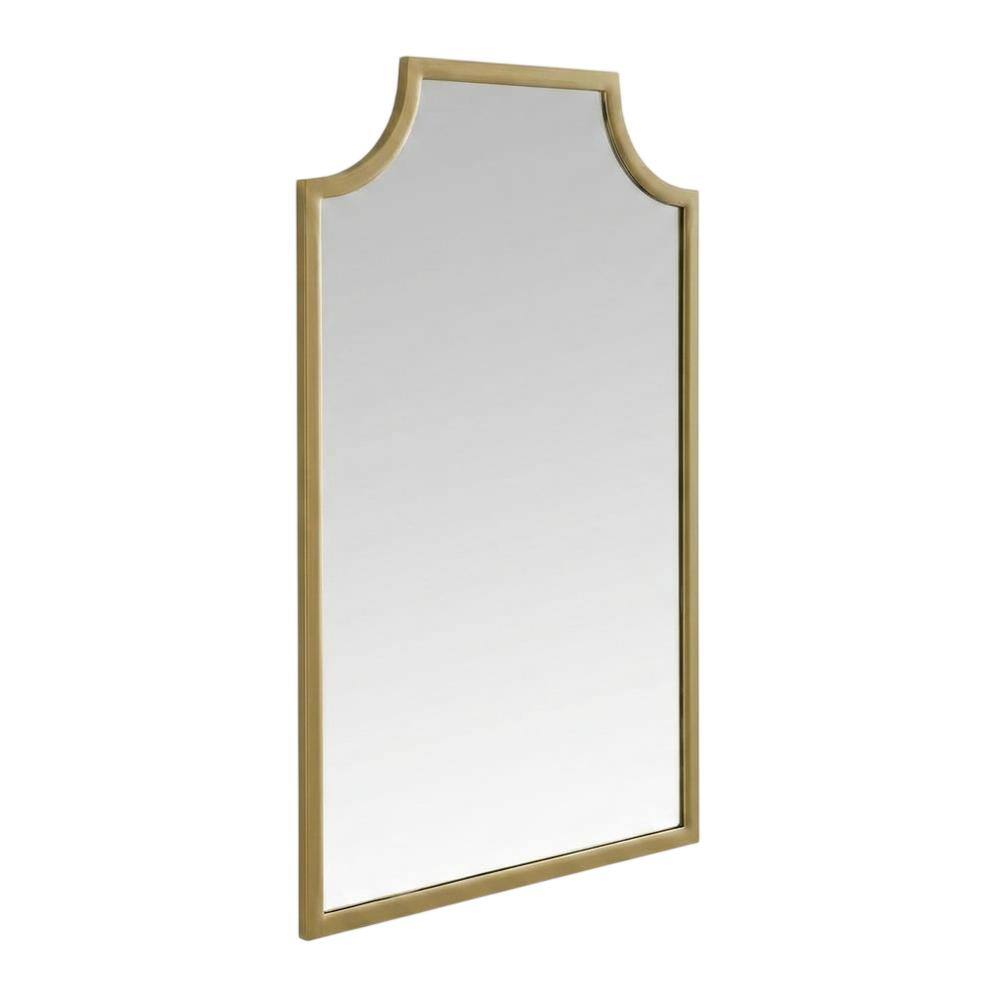 Front. Crosley Furniture - Aimee Mirror - Soft Gold.