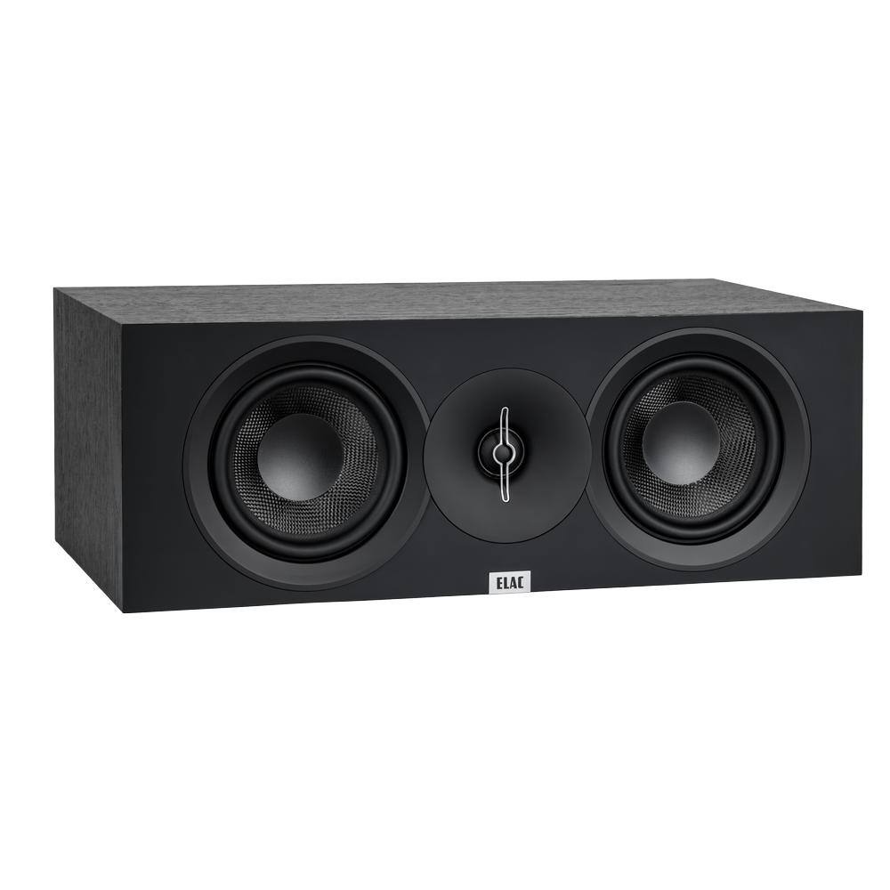 Front. ELAC - ELAC Debut 3.0 -5.25" Center Speaker (Black) DC53-BK - Black.
