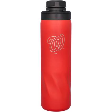 Front. WinCraft - Washington Nationals 20oz. Morgan Water Bottle - Multicolor.